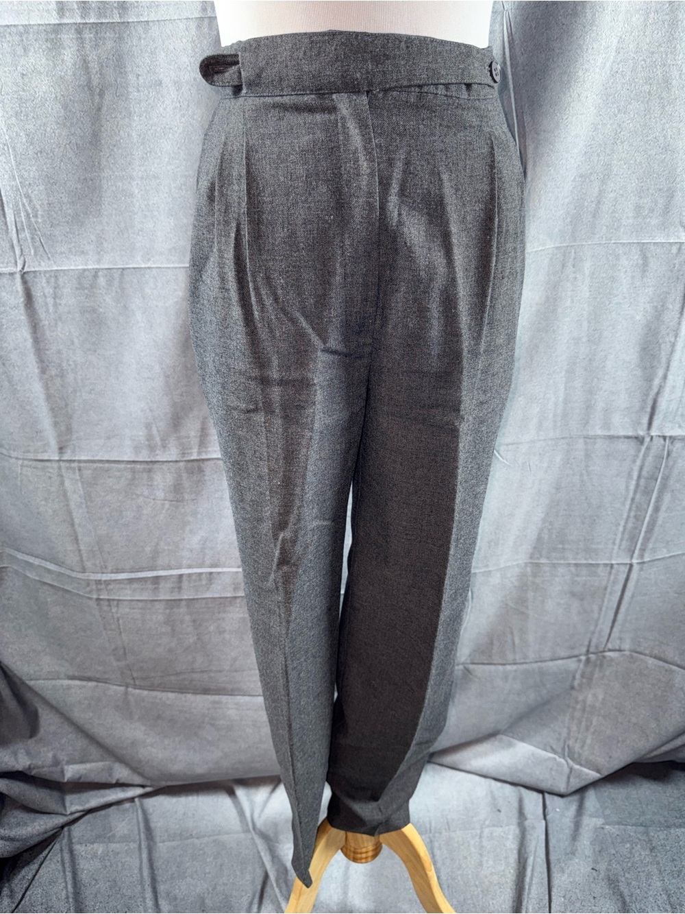 2731-Counterparts Men's Dark Gray Pleated Dress Pants